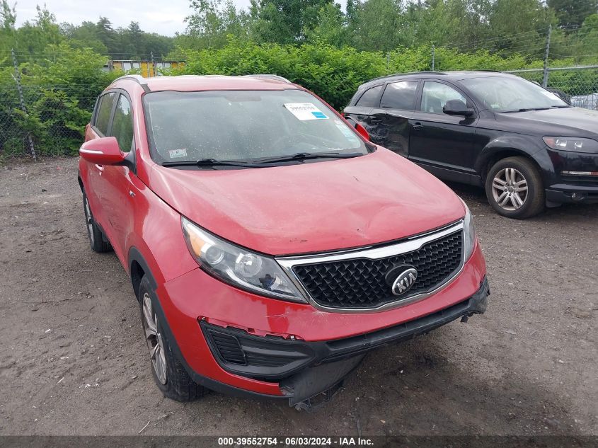 2015 Kia Sportage Lx VIN: KNDPBCACXF7697566 Lot: 39552754