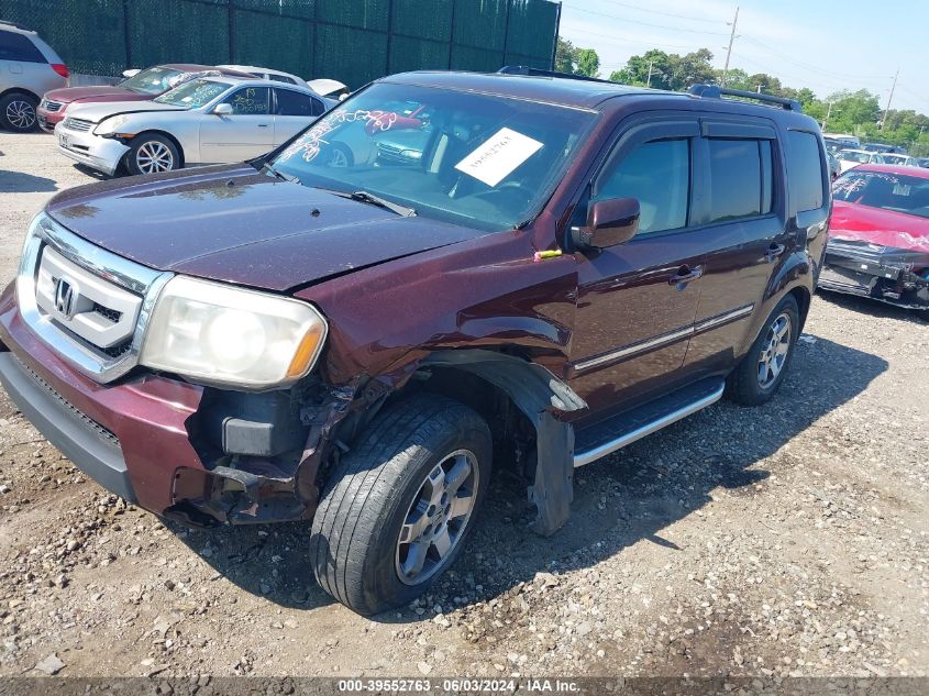 2011 Honda Pilot Touring VIN: 5FNYF4H95BB006330 Lot: 39552763