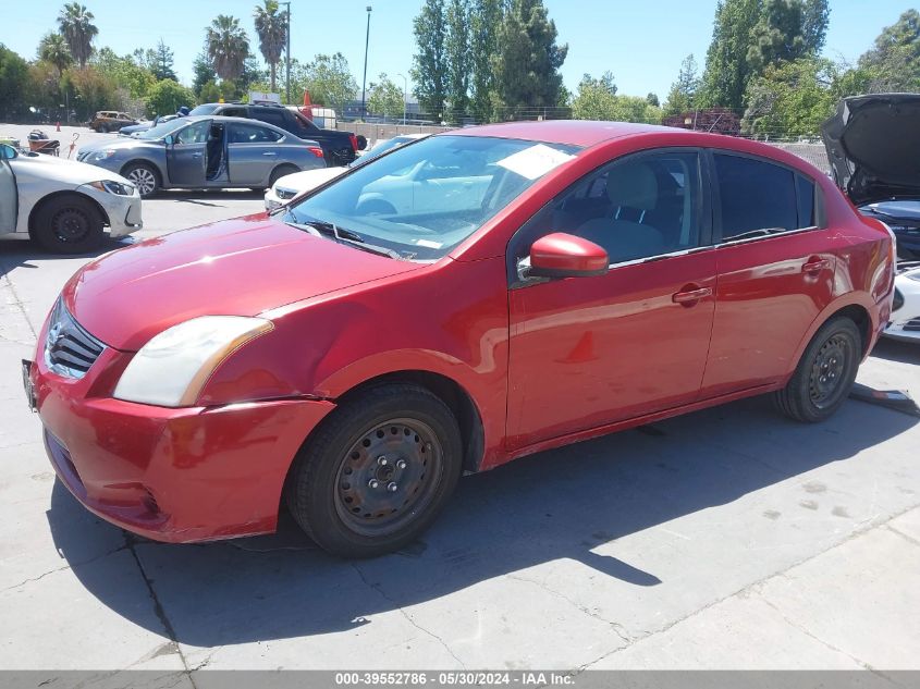 2010 Nissan Sentra 2.0 VIN: 3N1AB6AP8AL632152 Lot: 39552786