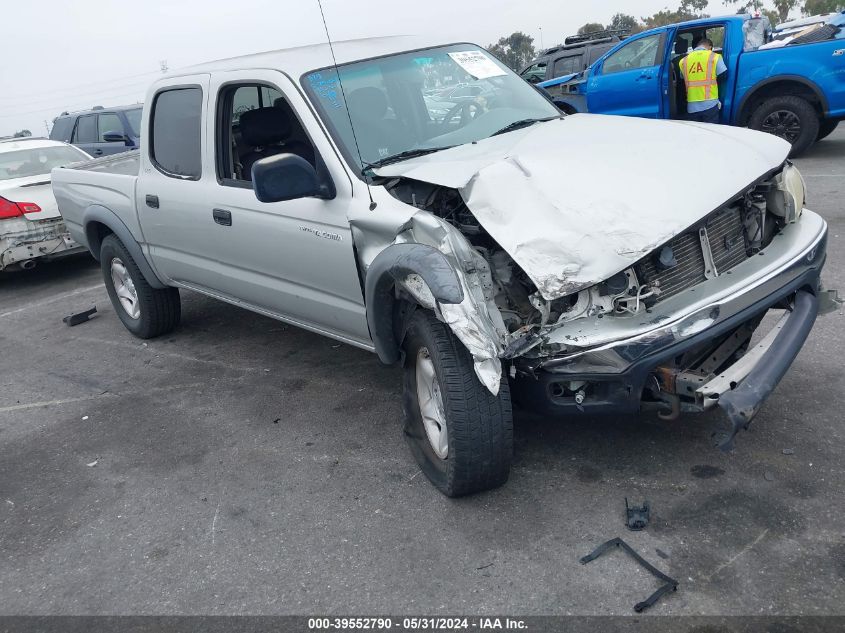 2003 Toyota Tacoma Double Cab Prerunner VIN: 5TEGN92N23Z193821 Lot: 39552790