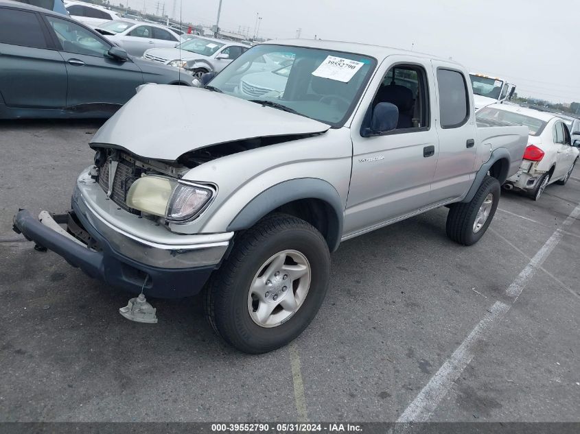 2003 Toyota Tacoma Double Cab Prerunner VIN: 5TEGN92N23Z193821 Lot: 39552790