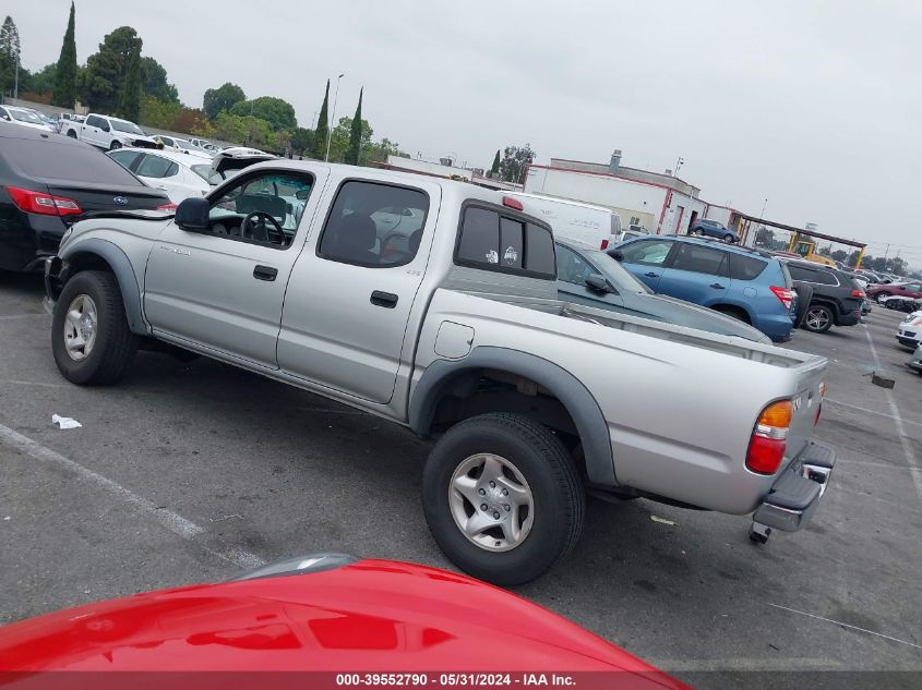 2003 Toyota Tacoma Double Cab Prerunner VIN: 5TEGN92N23Z193821 Lot: 39552790