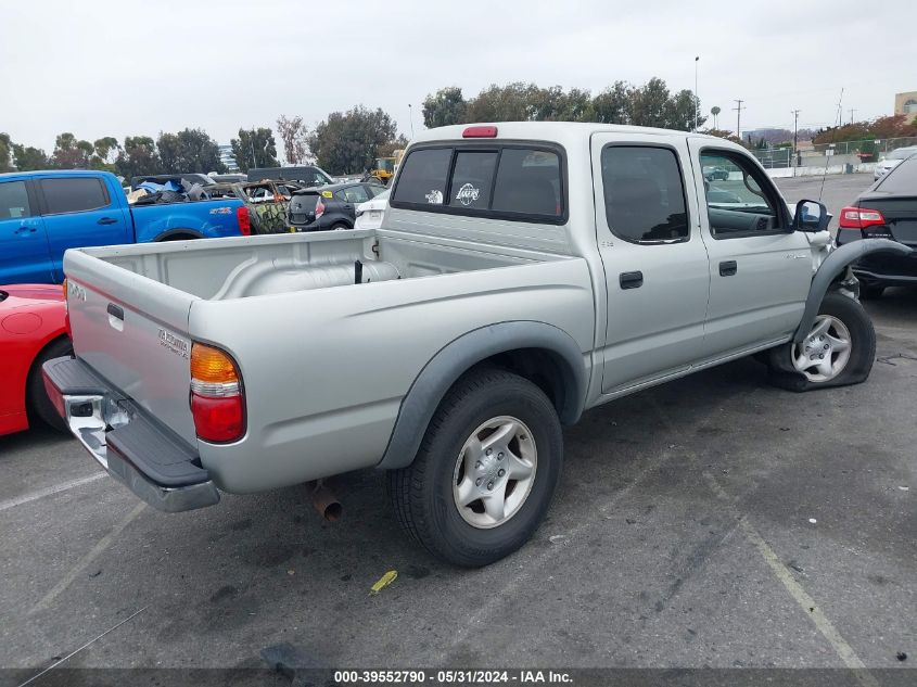 2003 Toyota Tacoma Double Cab Prerunner VIN: 5TEGN92N23Z193821 Lot: 39552790