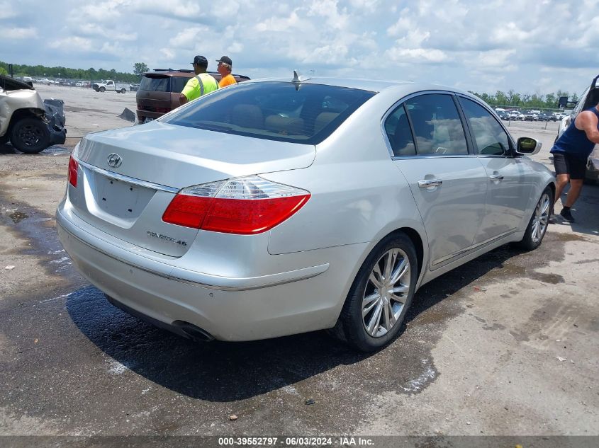 2011 Hyundai Genesis 4.6 VIN: KMHGC4DF9BU114985 Lot: 39552797