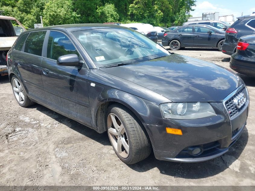 2008 Audi A3 2.0T VIN: WAUHF78PX8A046868 Lot: 39552825