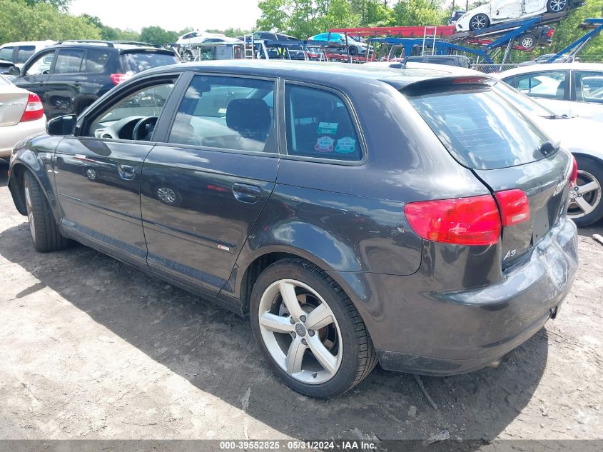 2008 Audi A3 2.0T VIN: WAUHF78PX8A046868 Lot: 39552825