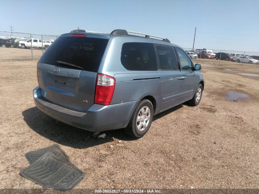 2008 Kia Sedona Lx VIN: KNDMB233186244083 Lot: 39552827