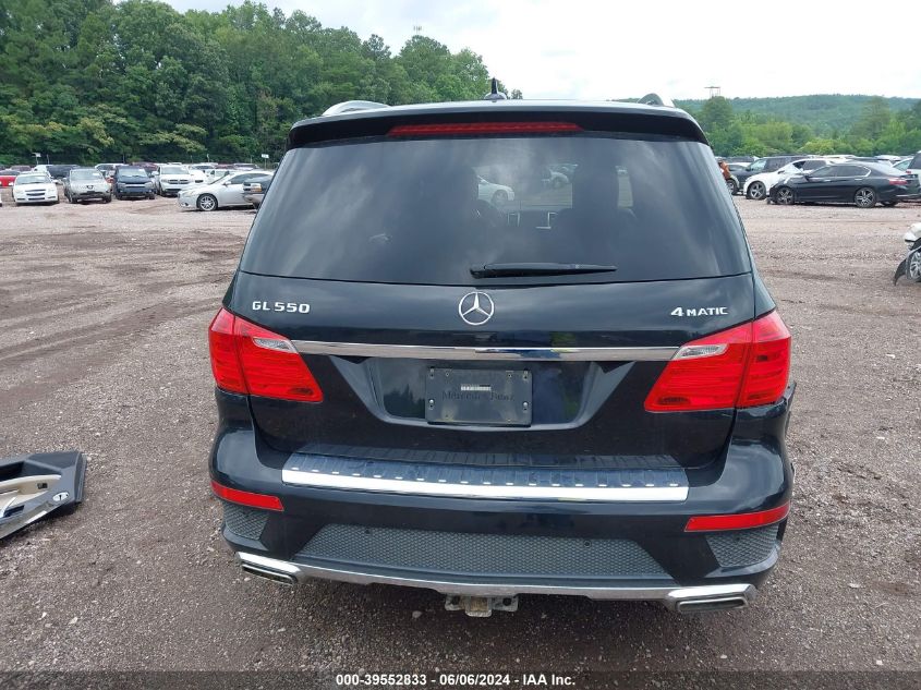 2015 Mercedes-Benz Gl 550 4Matic VIN: 4JGDF7DE9FA605292 Lot: 39552833