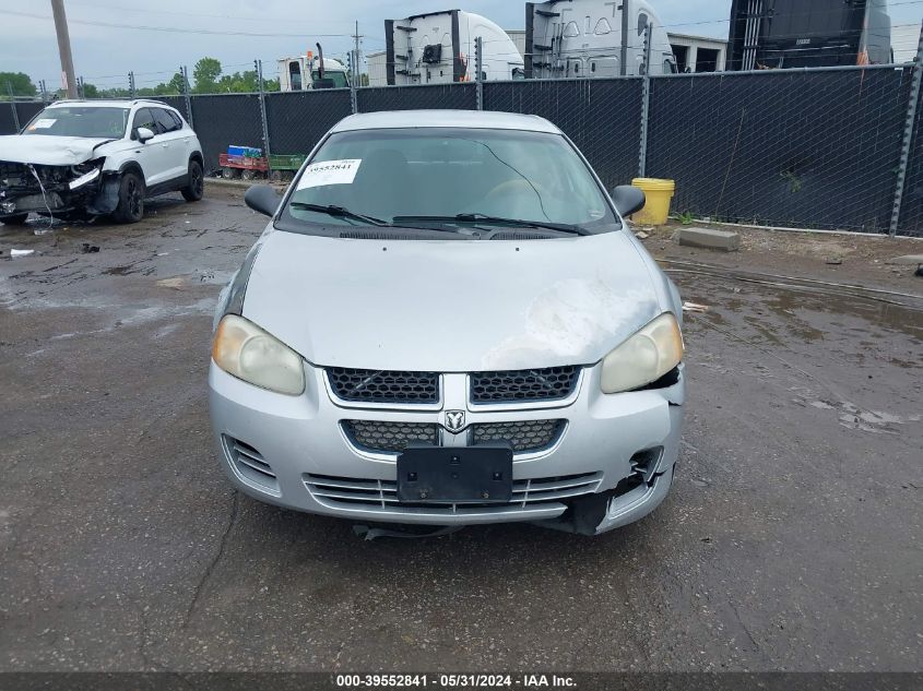 2005 Dodge Stratus Sxt VIN: 1B3EL46T65N626718 Lot: 39552841