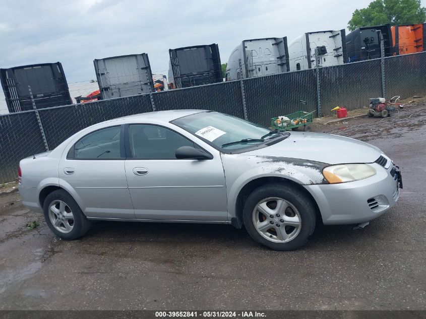 2005 Dodge Stratus Sxt VIN: 1B3EL46T65N626718 Lot: 39552841