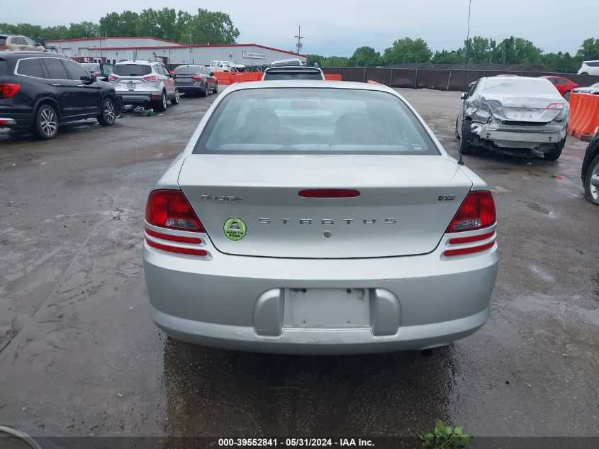 2005 Dodge Stratus Sxt VIN: 1B3EL46T65N626718 Lot: 39552841