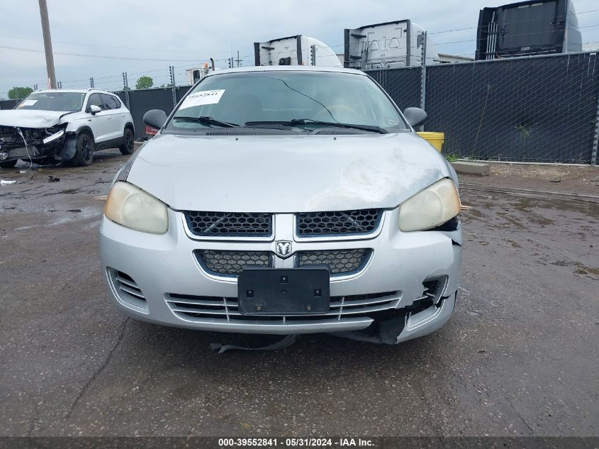 2005 Dodge Stratus Sxt VIN: 1B3EL46T65N626718 Lot: 39552841