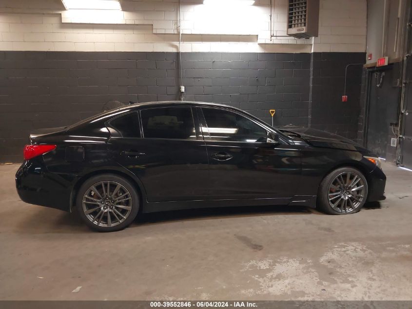 2016 Infiniti Q50 3.0T Red Sport 400 VIN: JN1FV7AR3GM450779 Lot: 39552846