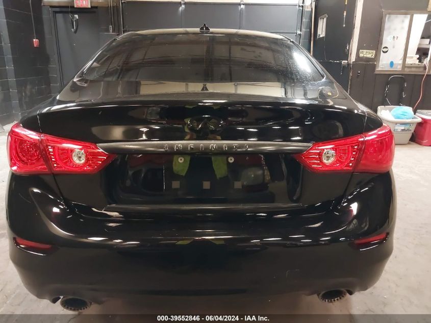 2016 Infiniti Q50 3.0T Red Sport 400 VIN: JN1FV7AR3GM450779 Lot: 39552846