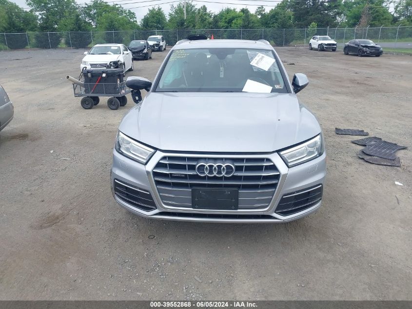 2019 Audi Q5 45 Premium VIN: WA1ANAFY7K2048024 Lot: 39552868