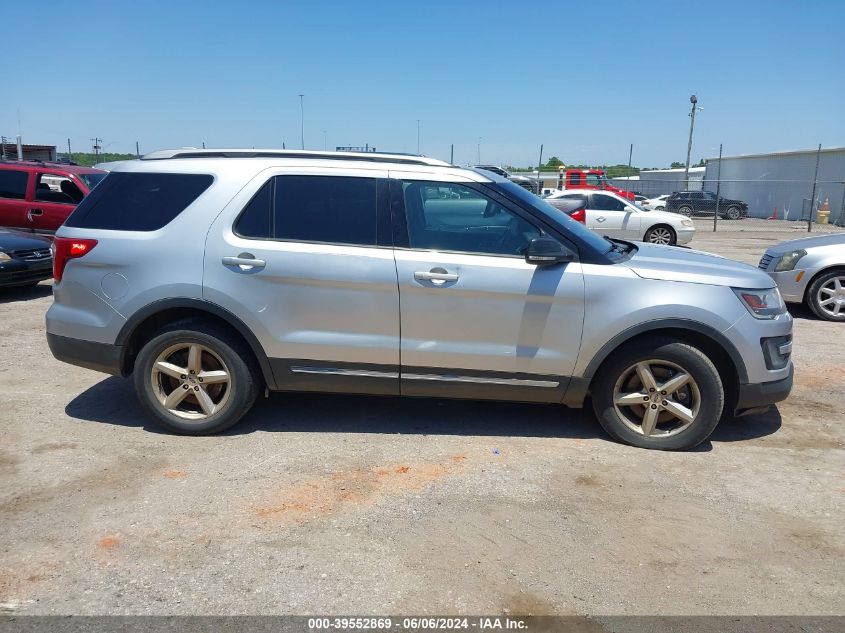 2017 Ford Explorer Xlt VIN: 1FM5K7D83HGA76240 Lot: 39552869