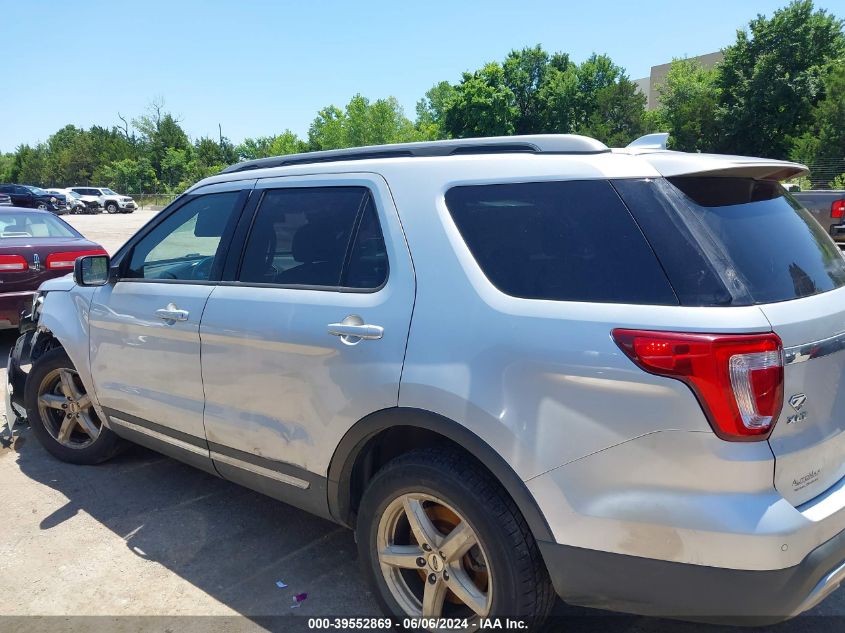 2017 Ford Explorer Xlt VIN: 1FM5K7D83HGA76240 Lot: 39552869