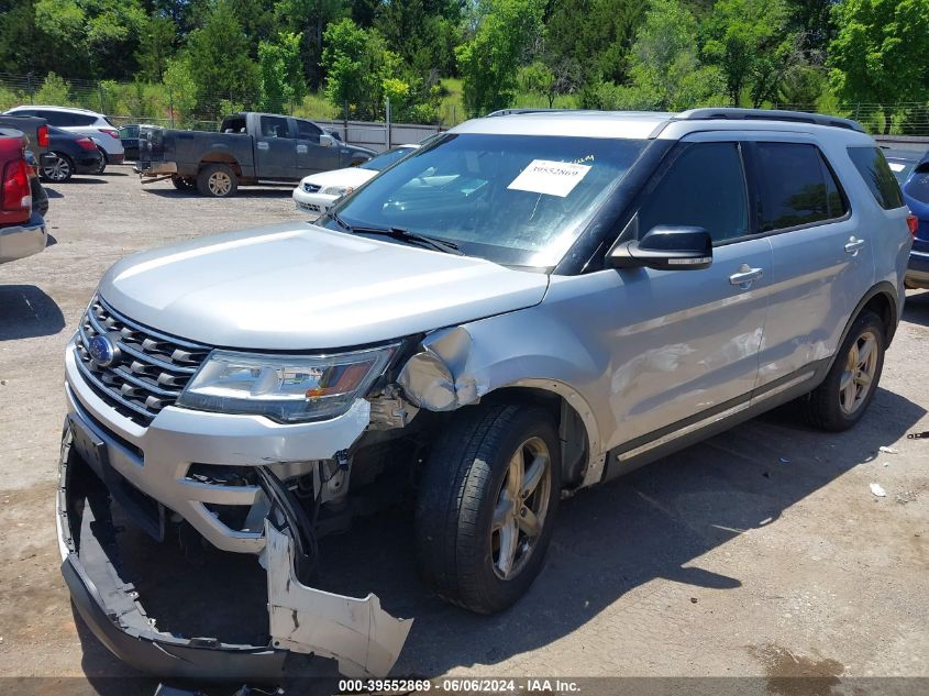 1FM5K7D83HGA76240 2017 FORD EXPLORER - Image 2