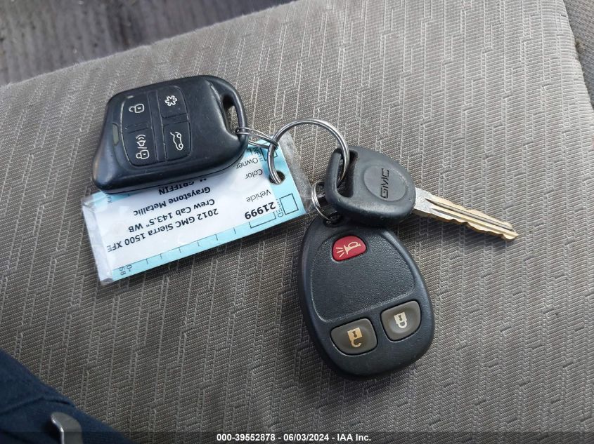 2012 GMC Sierra 1500 Xtra Fuel Economy VIN: 3GTP1VE78CG289692 Lot: 39552878