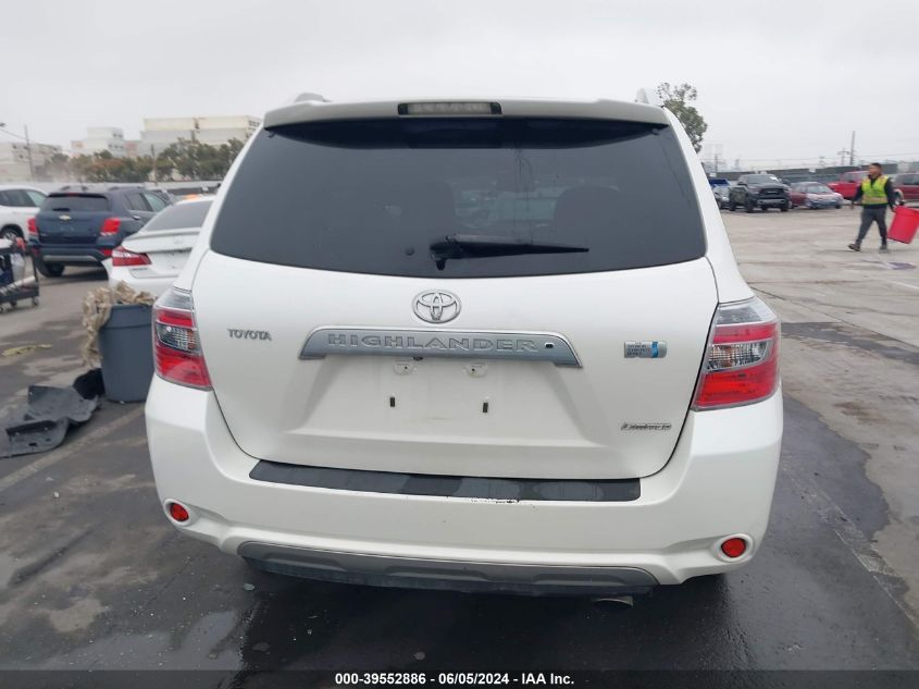 2008 Toyota Highlander Hybrid Limited VIN: JTEEW44A482009634 Lot: 39552886