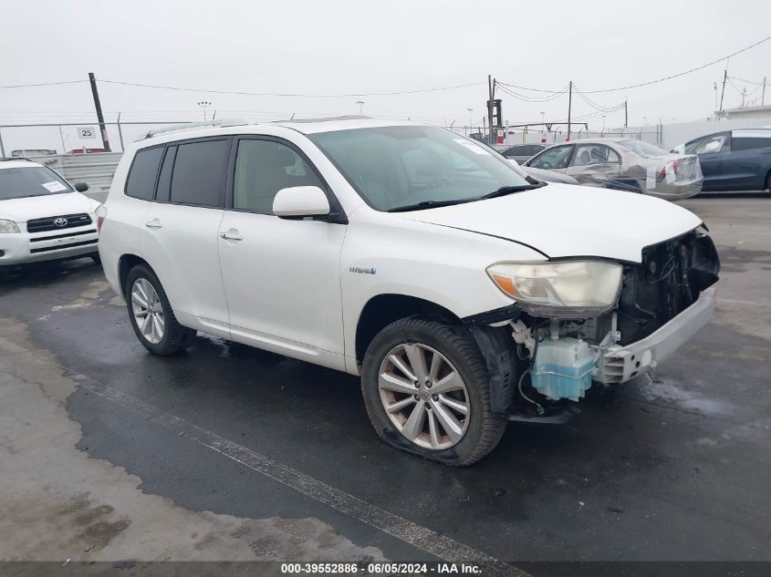 2008 Toyota Highlander Hybrid Limited VIN: JTEEW44A482009634 Lot: 39552886