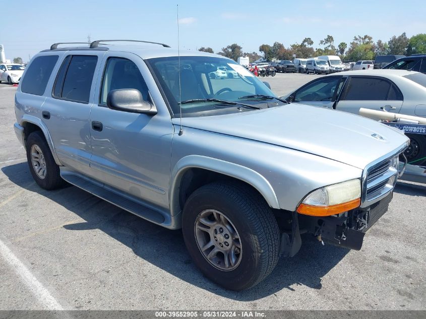 2003 Dodge Durango Slt Plus VIN: 1D8HR58N23F503747 Lot: 39552905