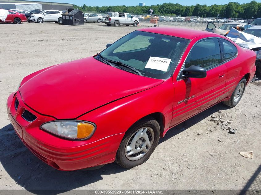 1999 Pontiac Grand Am Se VIN: 1G2NE12T6XM735075 Lot: 39552929