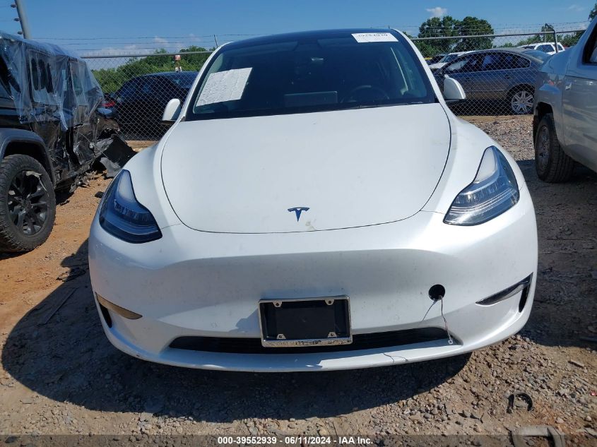 2021 Tesla Model Y Long Range Dual Motor All-Wheel Drive VIN: 5YJYGDEE3MF300715 Lot: 39552939