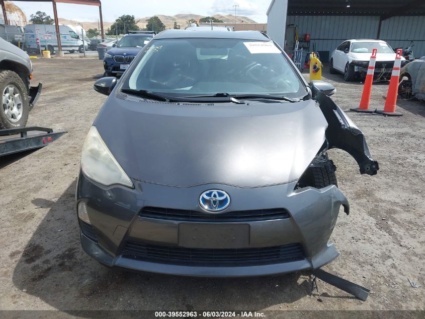 2012 Toyota Prius C Three VIN: JTDKDTB31C1010640 Lot: 39552963