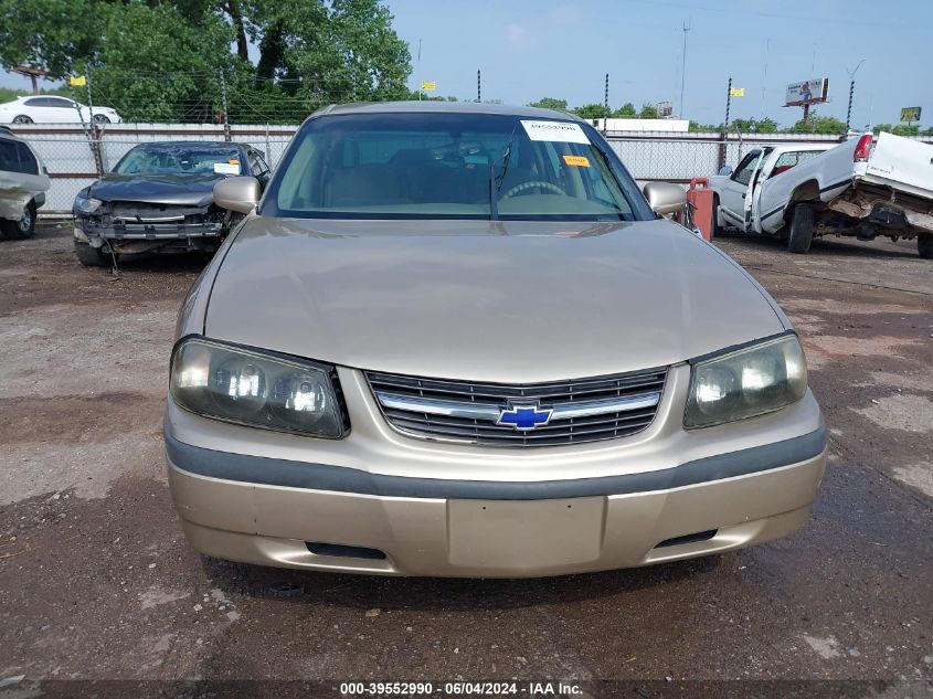 2004 Chevrolet Impala VIN: 2G1WF52E649188087 Lot: 39552990