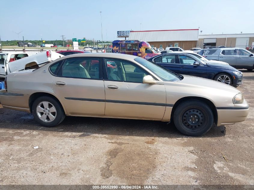 2004 Chevrolet Impala VIN: 2G1WF52E649188087 Lot: 39552990