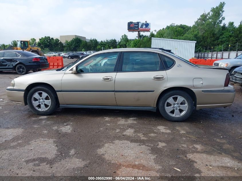 2004 Chevrolet Impala VIN: 2G1WF52E649188087 Lot: 39552990