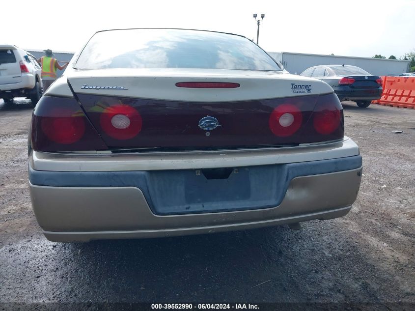 2004 Chevrolet Impala VIN: 2G1WF52E649188087 Lot: 39552990