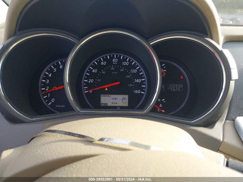 2011 Nissan Murano Le VIN: JN8AZ1MU3BW054717 Lot: 39552991