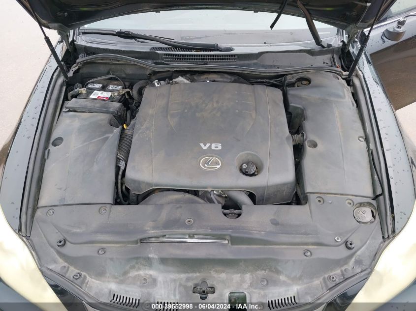 2007 Lexus Is 250 VIN: JTHBK262X75043540 Lot: 39552998