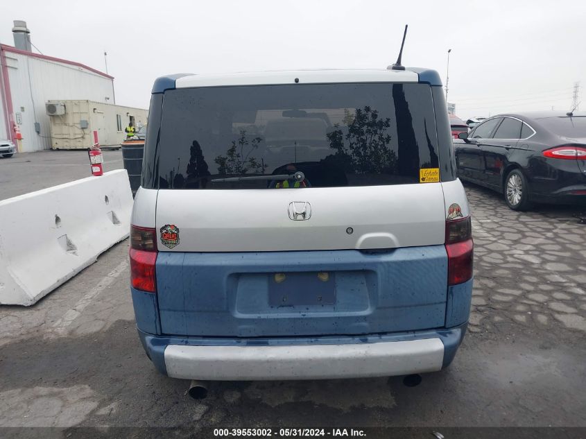 2005 Honda Element Ex VIN: 5J6YH18675L004279 Lot: 39553002