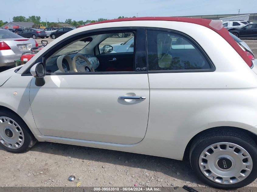 2014 Fiat 500C Pop VIN: 3C3CFFDR8ET204471 Lot: 39553018