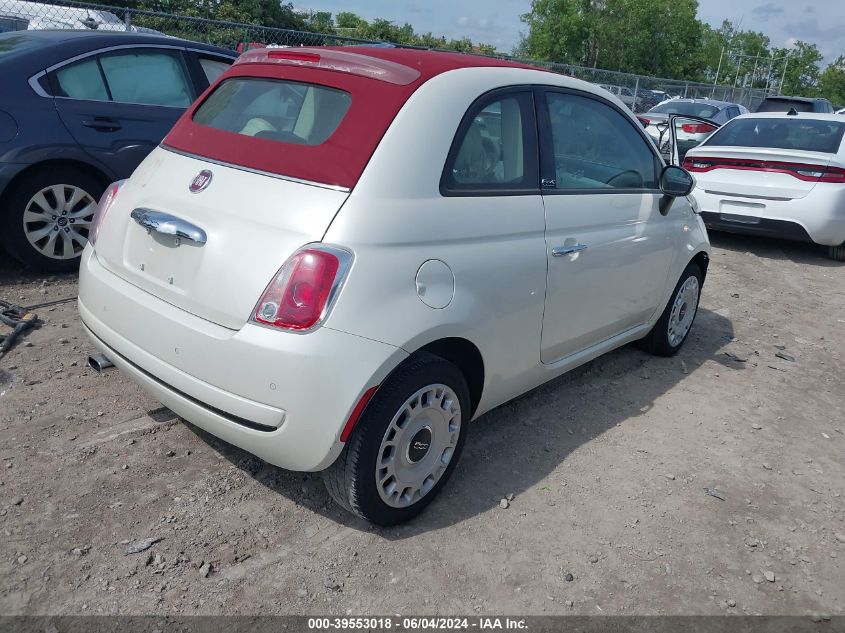 2014 Fiat 500C Pop VIN: 3C3CFFDR8ET204471 Lot: 39553018