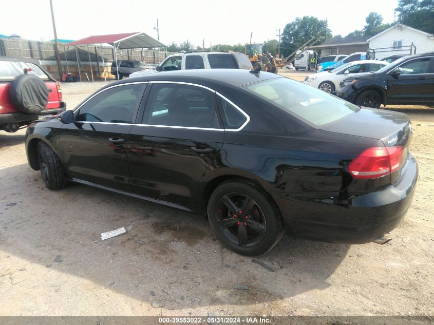 2012 Volkswagen Passat 2.5L Se VIN: 1VWBP7A38CC052384 Lot: 39553022