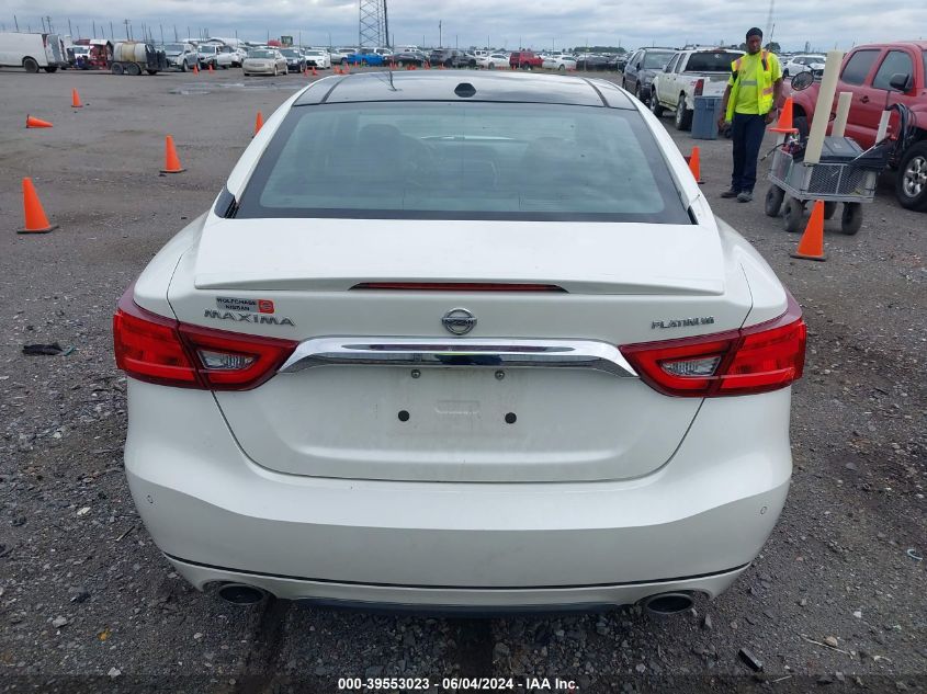 2017 Nissan Maxima 3.5 Platinum VIN: 1N4AA6AP1HC428031 Lot: 39553023