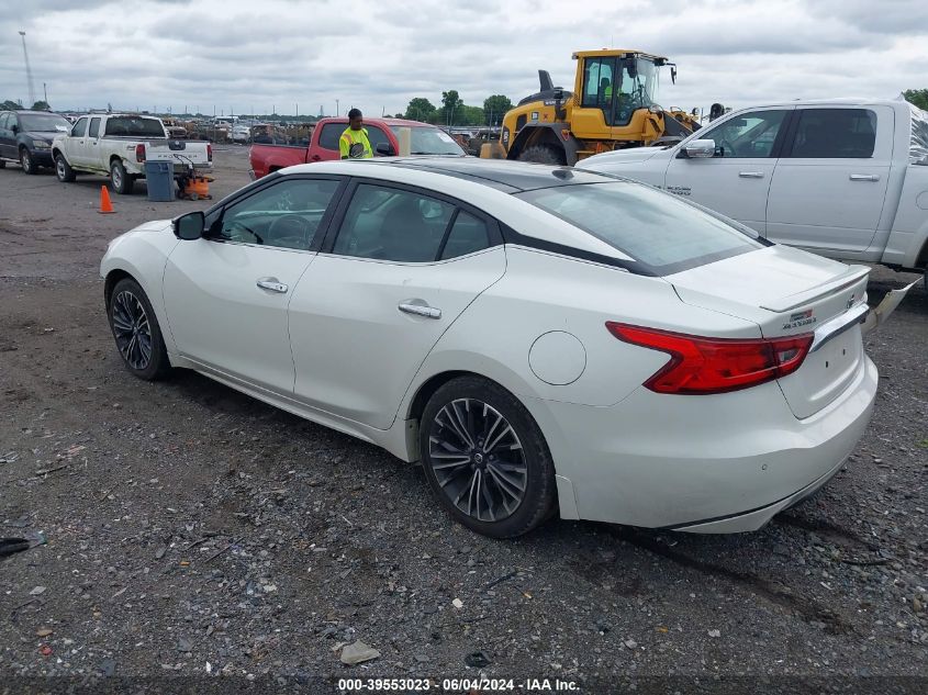 2017 Nissan Maxima 3.5 Platinum VIN: 1N4AA6AP1HC428031 Lot: 39553023