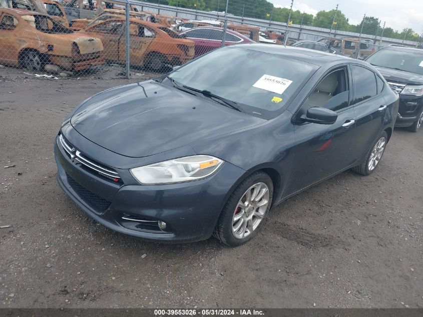 2014 Dodge Dart Limited VIN: 1C3CDFCB1ED862018 Lot: 39553026