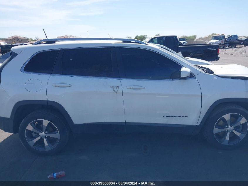 2019 Jeep Cherokee Limited Fwd VIN: 1C4PJLDB9KD300415 Lot: 39553034