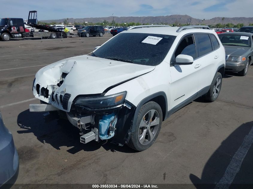 2019 Jeep Cherokee Limited Fwd VIN: 1C4PJLDB9KD300415 Lot: 39553034