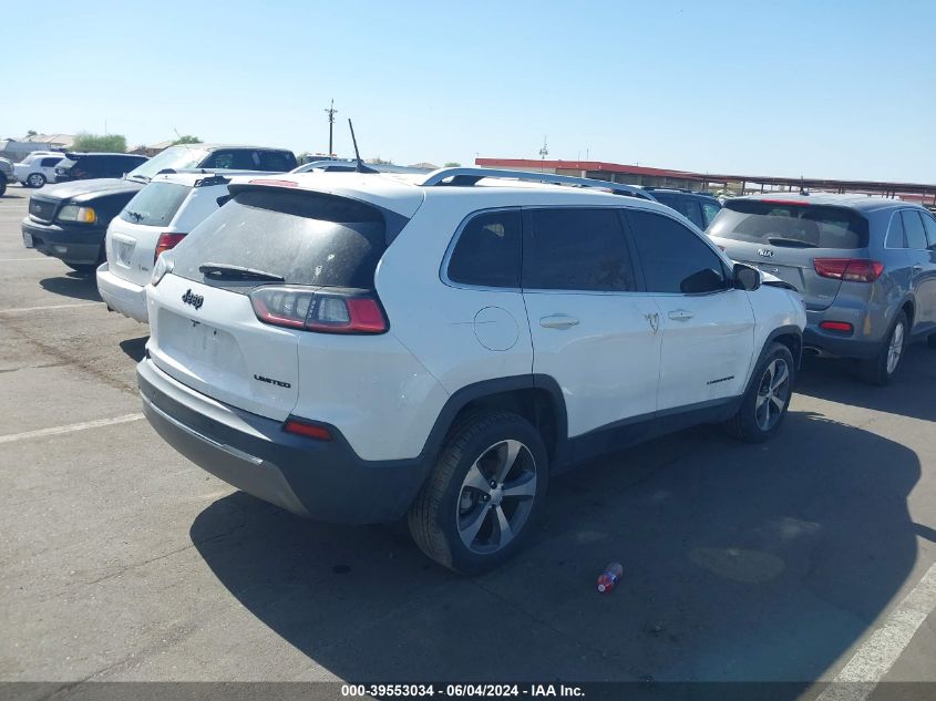 2019 Jeep Cherokee Limited Fwd VIN: 1C4PJLDB9KD300415 Lot: 39553034