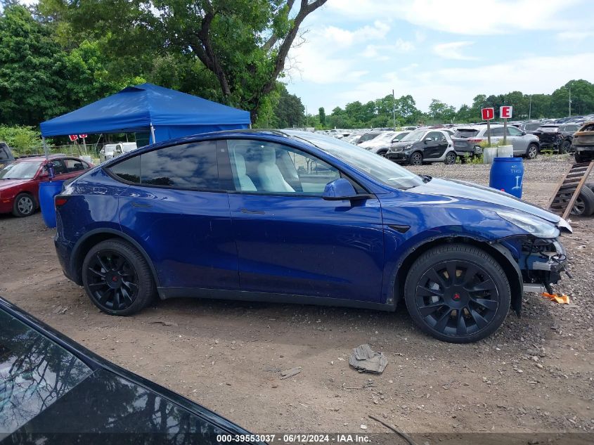 2020 Tesla Model Y VIN: 5YJYGDEE0LF025755 Lot: 39553037