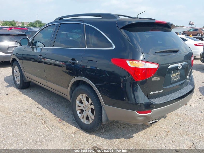 2012 Hyundai Veracruz Gls VIN: KM8NU4CC7CU185390 Lot: 39553042