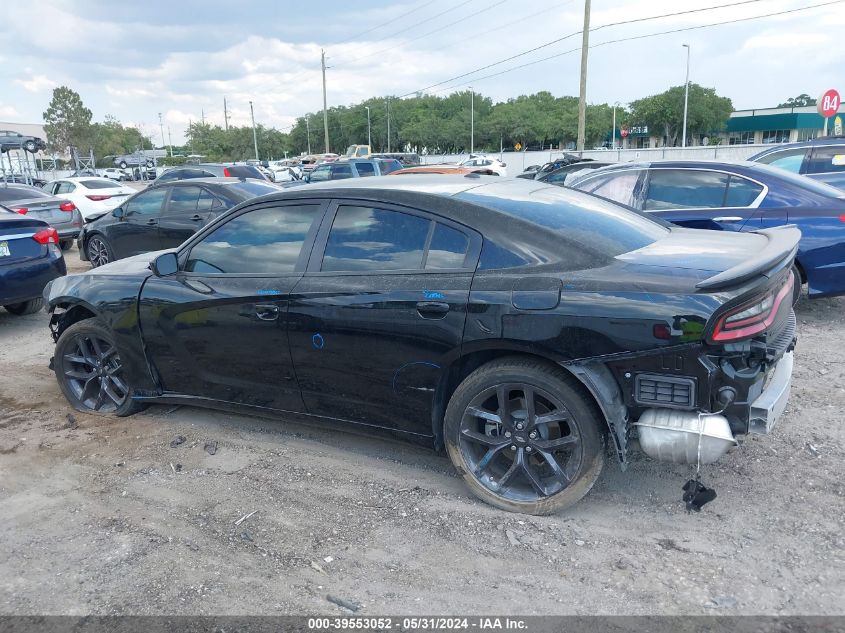 2022 Dodge Charger Sxt Rwd VIN: 2C3CDXBG4NH246299 Lot: 39553052