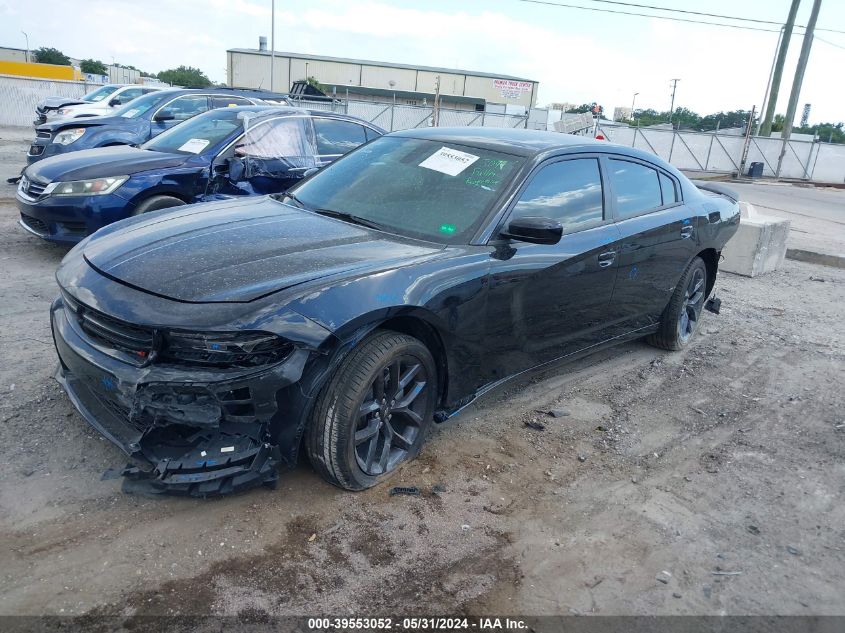 2022 Dodge Charger Sxt Rwd VIN: 2C3CDXBG4NH246299 Lot: 39553052