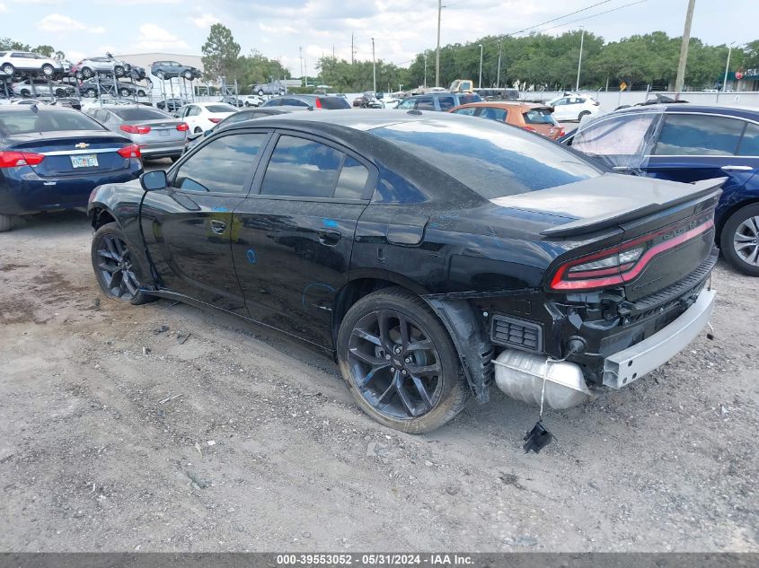 2022 Dodge Charger Sxt Rwd VIN: 2C3CDXBG4NH246299 Lot: 39553052